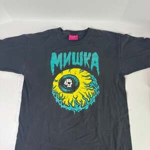 Mishka NYC Keep Watch Eyeball Graphic T-Shirt - Black, Men's Large